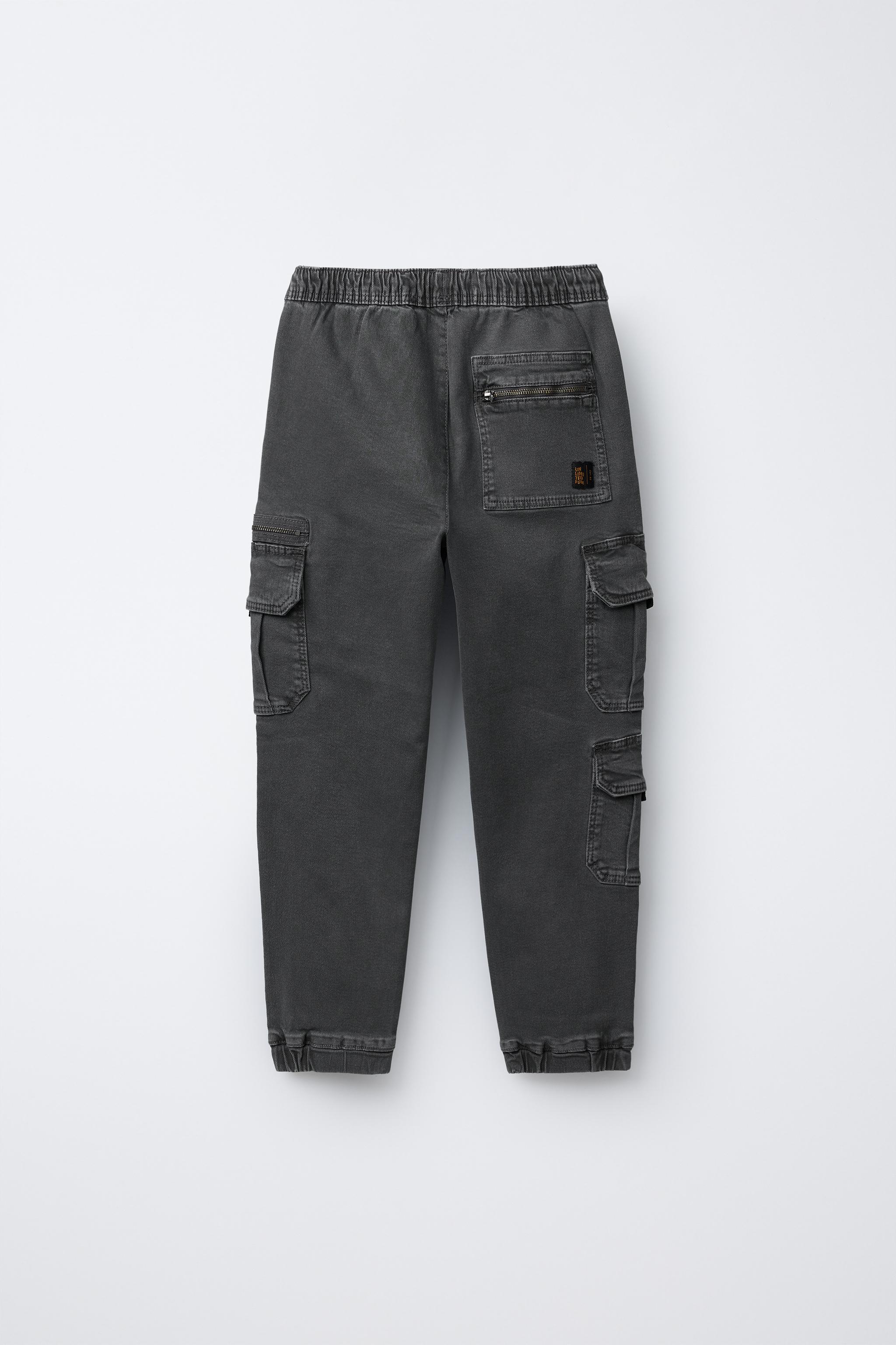 ELASTIC POCKET JOGGER PANTS